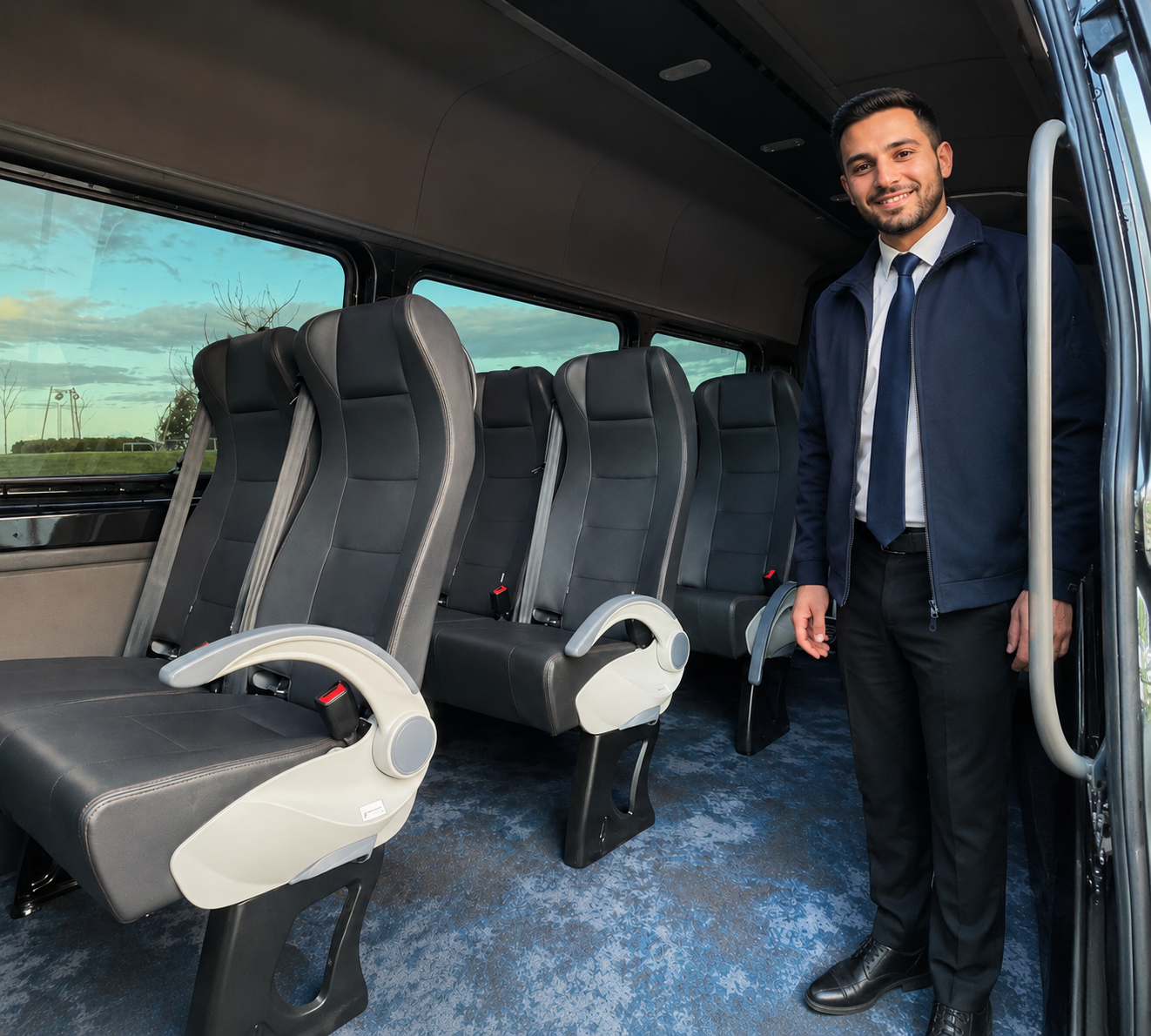 14–24 Seater mini bus interior